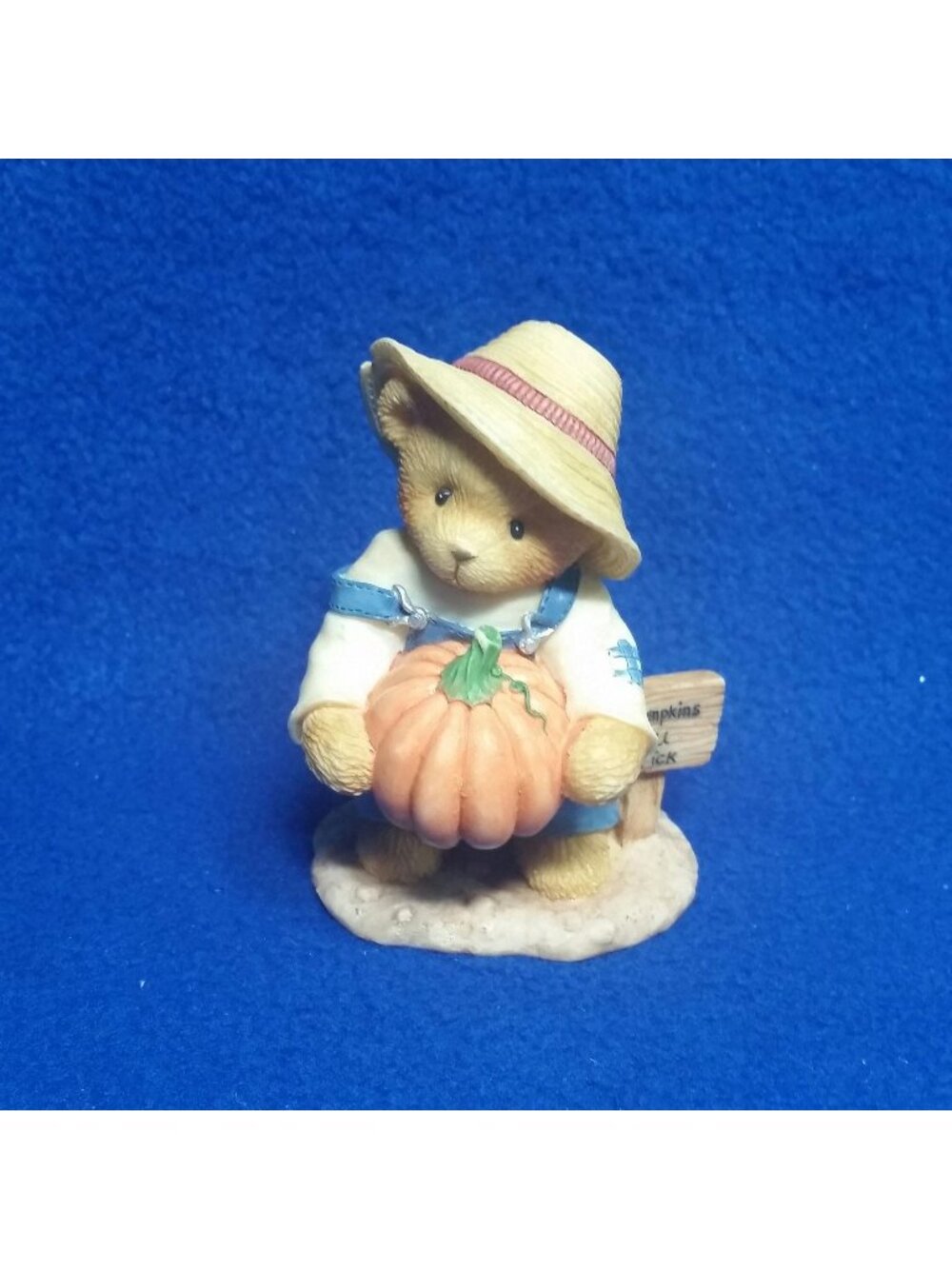 Cherished Teddies Ed There's A Patch In My Heart For You Figurine 466220 Harvest